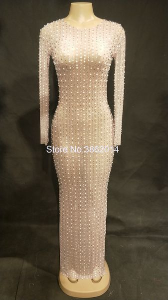 sparkly rhinestones pearls mesh see through long dress women evening prom party dresses birthday celebrity outfit stage costume, Black;red
sparkly rhinestones pearls mesh see through long dress women evening prom party dresses birthday celebrity outfit stage costume, Black;red