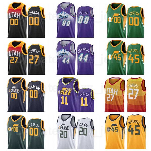 men women kids screen print basketball donovan mitchell jersey 45 rudy gobert 27 mike conley 10 bojan bogdanovic 44 clarkson 00 custom name, Black;red
men women kids screen print basketball donovan mitchell jersey 45 rudy gobert 27 mike conley 10 bojan bogdanovic 44 clarkson 00 custom name, Black;red