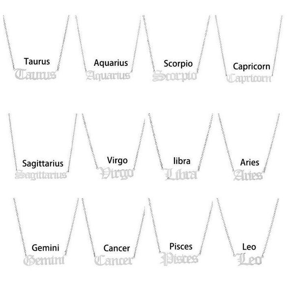 horoscope sign pendant necklace constellation stainless steel zodiac letter necklaces taurus aquarius scorpio gemini sagittarius fashion jew, Silver
horoscope sign pendant necklace constellation stainless steel zodiac letter necklaces taurus aquarius scorpio gemini sagittarius fashion jew, Silver