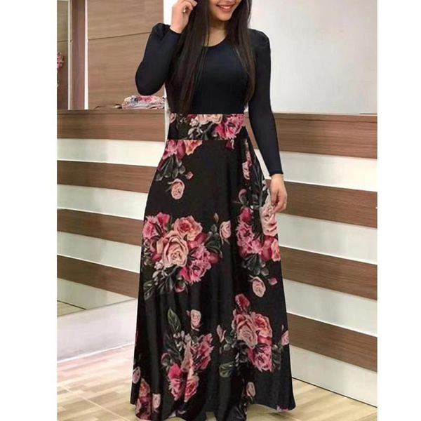 casual dresses oufisun large size spring autumn hohemia women midi dress patchwork parint maxi elegant tunic boho party vestidos, Black;gray
casual dresses oufisun large size spring autumn hohemia women midi dress patchwork parint maxi elegant tunic boho party vestidos, Black;gray
