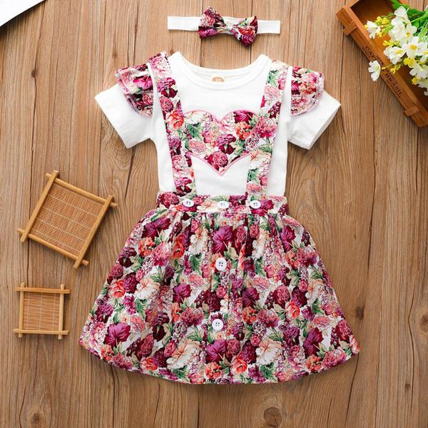 clothing sets born infant baby girl clothes heart print romper floral skirts +headband outfits set roupa infantil menina, White
clothing sets born infant baby girl clothes heart print romper floral skirts +headband outfits set roupa infantil menina, White