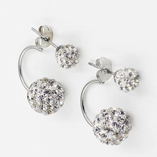 stud cute double ball pearl ear earrings women silver color crystal rhinestone cubic zirconia jewelry accessories pendientes, Golden;silver
stud cute double ball pearl ear earrings women silver color crystal rhinestone cubic zirconia jewelry accessories pendientes, Golden;silver