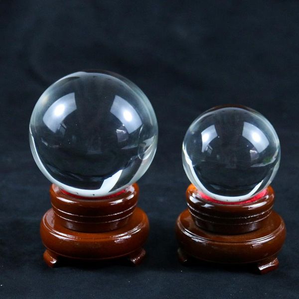 60/80mm glass clear crystal ball display home decor accessories solid round beads decoration ball with wooden stand crafts gifts
60/80mm glass clear crystal ball display home decor accessories solid round beads decoration ball with wooden stand crafts gifts