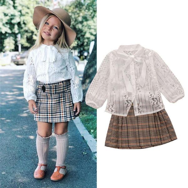 clothing sets baby girl summer 2pcs white single breasted lace t-shirt plaid elastic waist skirt girls fashion outfits for 1-6 y toddler
clothing sets baby girl summer 2pcs white single breasted lace t-shirt plaid elastic waist skirt girls fashion outfits for 1-6 y toddler