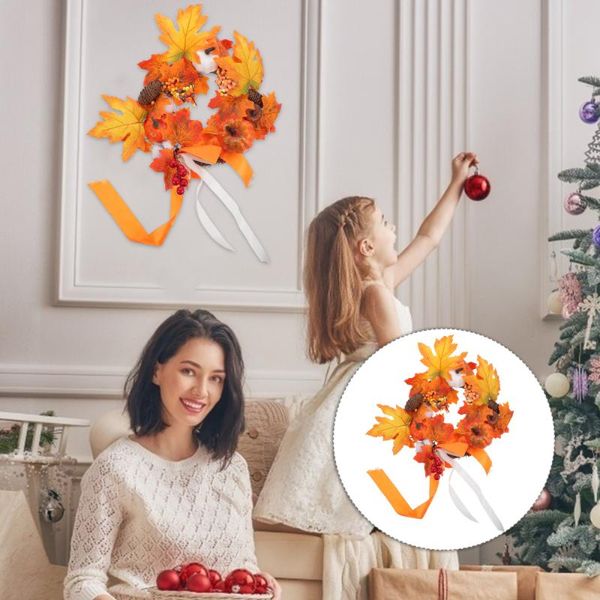 decorative flowers & wreaths 1pc thanksgiving wreath pendant decor artificial garland
decorative flowers & wreaths 1pc thanksgiving wreath pendant decor artificial garland
