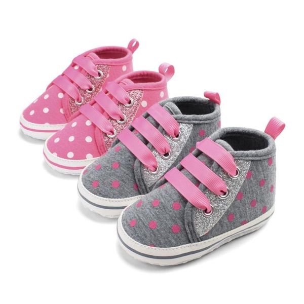 first walkers 2021 spring sequin polka dots baby shoes soft toddler infant girls boys lace-up 0-1 years
first walkers 2021 spring sequin polka dots baby shoes soft toddler infant girls boys lace-up 0-1 years