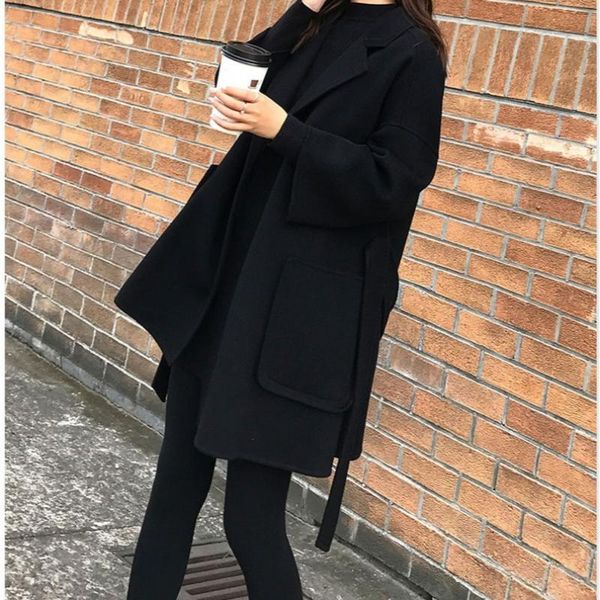 cashmere coat female qiu dong season in 2021, the new little black wool woolen cloth cloth coat short paragraph
cashmere coat female qiu dong season in 2021, the new little black wool woolen cloth cloth coat short paragraph