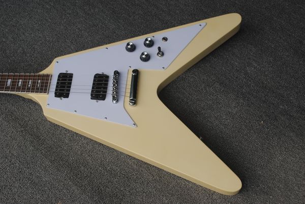 fly-v electric guitar cream yellow color mahogany body rosewood fingerboard guitarar
fly-v electric guitar cream yellow color mahogany body rosewood fingerboard guitarar