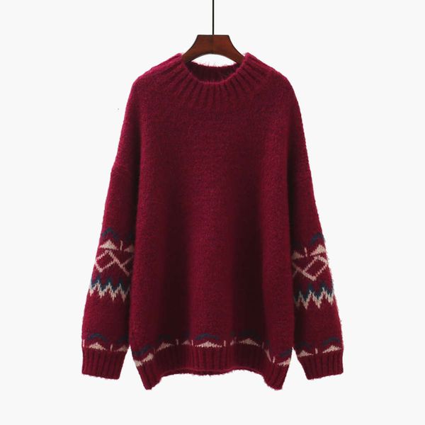 ancient cocoon pullover women's new mid long loose sweater for autumn and winter 2020, White;black
ancient cocoon pullover women's new mid long loose sweater for autumn and winter 2020, White;black