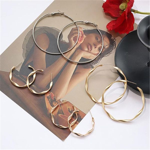 hoop & huggie euro american earrings in 2021 circle big earring ring temperament korean style net red, Golden;silver
hoop & huggie euro american earrings in 2021 circle big earring ring temperament korean style net red, Golden;silver
