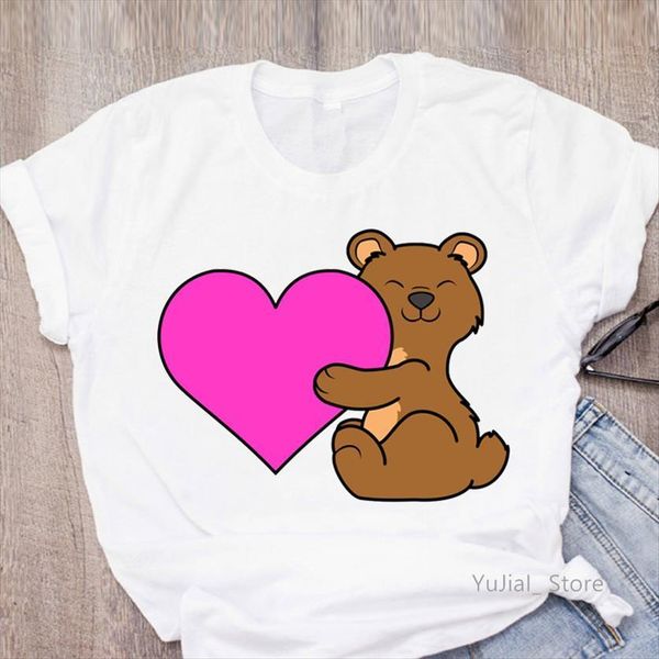 bears love cartoon print tshirts women t shirts clothes funny femme tumblr tee fashion female, White
bears love cartoon print tshirts women t shirts clothes funny femme tumblr tee fashion female, White