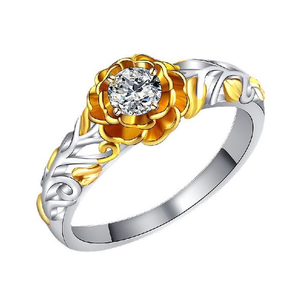 cluster rings trendy 925 silver jewelry ornaments with zircon gemstone flower shape finger ring accessories for women wedding party gift, Golden;silver
cluster rings trendy 925 silver jewelry ornaments with zircon gemstone flower shape finger ring accessories for women wedding party gift, Golden;silver
