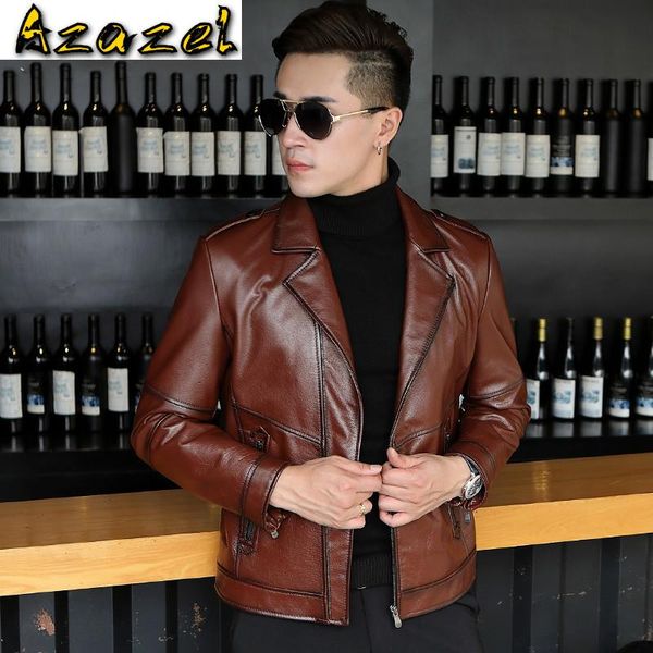 men's leather & faux azazel 2021 genuine jacket men autumn 100% cowhide coat motorcycle cow jackets l13-116 kj3286, Black
men's leather & faux azazel 2021 genuine jacket men autumn 100% cowhide coat motorcycle cow jackets l13-116 kj3286, Black