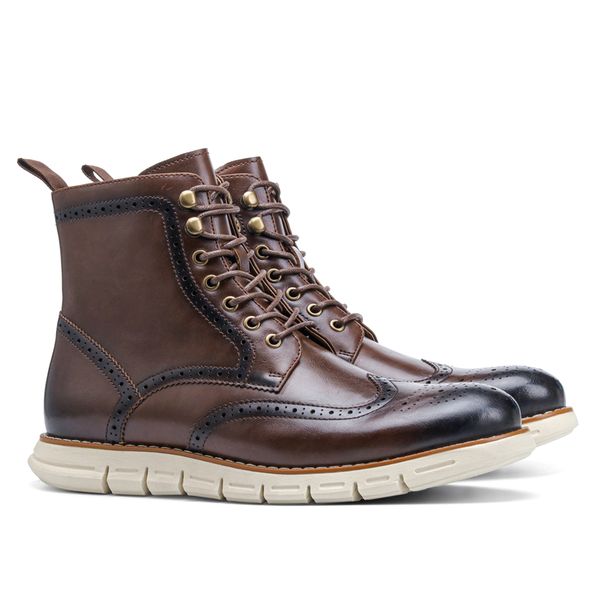 Boots men brand 2021 fashion comfortable Brogue Ankle boots #AL511Dress Shoes, Brown 513
Boots men brand 2021 fashion comfortable Brogue Ankle boots #AL511Dress Shoes, Brown 513