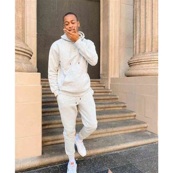 new hooded sweater trendy sportswear casual trend pullover solid men's suit, Gray
new hooded sweater trendy sportswear casual trend pullover solid men's suit, Gray