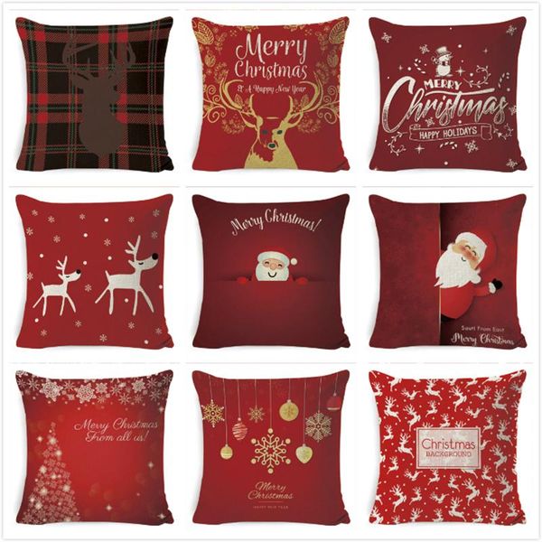 cushion/decorative pillow merry christmas cushion cover red tree santa claus pipe greeting text
cushion/decorative pillow merry christmas cushion cover red tree santa claus pipe greeting text