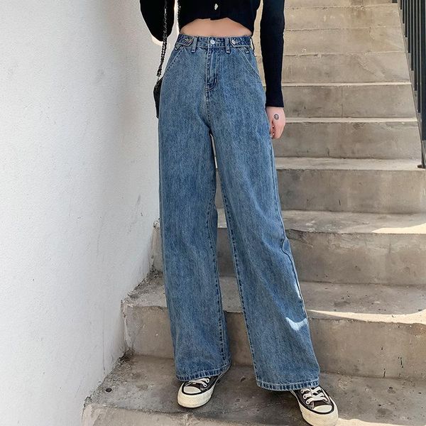 women's jeans streetwear bottoms women pants adjustable high waist straight leg baggy denim trousers for ladies korean fashion style y2, Blue
women's jeans streetwear bottoms women pants adjustable high waist straight leg baggy denim trousers for ladies korean fashion style y2, Blue