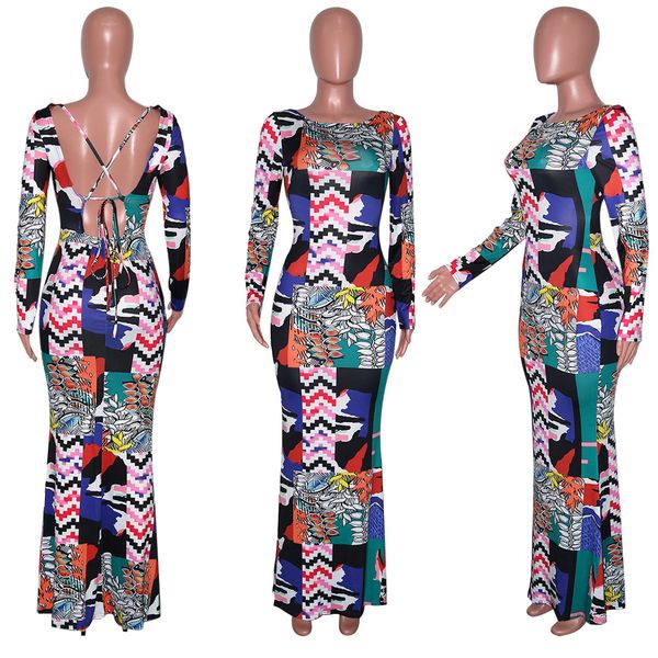 open back long sleeve maxi dresses for women party club wear fashion printed bodycon dress spring 2021 d43-ci43, Black;gray
open back long sleeve maxi dresses for women party club wear fashion printed bodycon dress spring 2021 d43-ci43, Black;gray