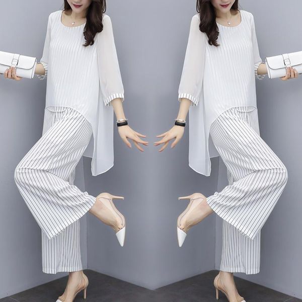 women's two piece pants chiffon pantsuits women pant suits for mother of the bride outfit 2021 formal wedding guest striped wide leg lo, White
women's two piece pants chiffon pantsuits women pant suits for mother of the bride outfit 2021 formal wedding guest striped wide leg lo, White