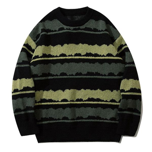 men's sweaters harajuku vintage jumper striped ugly sweater streetwear pullover men oversized hip hop punk knitwear video grandpa, White;black
men's sweaters harajuku vintage jumper striped ugly sweater streetwear pullover men oversized hip hop punk knitwear video grandpa, White;black