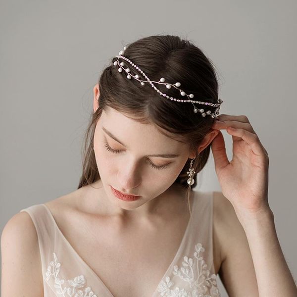 headpieces 2021 wedding collection handmade pearls tiara simple wavy silver rhinestone headband bridal headwear diadem
headpieces 2021 wedding collection handmade pearls tiara simple wavy silver rhinestone headband bridal headwear diadem