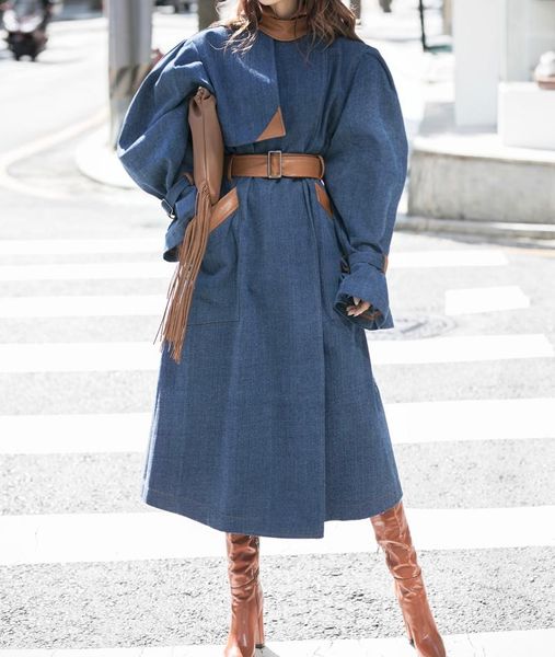 women's trench coats superaen french solid vintage medium and long single button a line turn down collar coat for women, Tan;black
women's trench coats superaen french solid vintage medium and long single button a line turn down collar coat for women, Tan;black