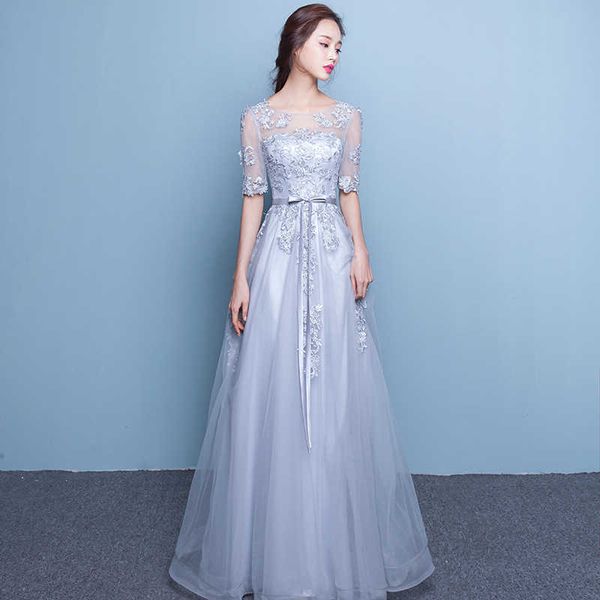 luxury party evening dress 2021 long summer banquet fashion party evening toast bride slim bridmaid female, Black;gray
luxury party evening dress 2021 long summer banquet fashion party evening toast bride slim bridmaid female, Black;gray