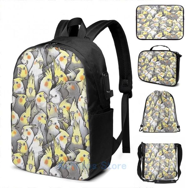 backpack funny graphic print cockatiels galore usb charge men school bags women bag travel laptop
backpack funny graphic print cockatiels galore usb charge men school bags women bag travel laptop