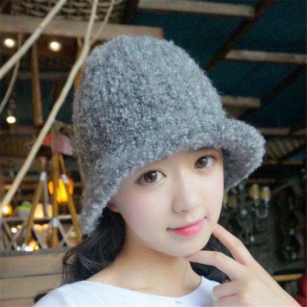 winter plush basin lovely woolen women's winter foldable fisherman's big brim knitted hat
winter plush basin lovely woolen women's winter foldable fisherman's big brim knitted hat