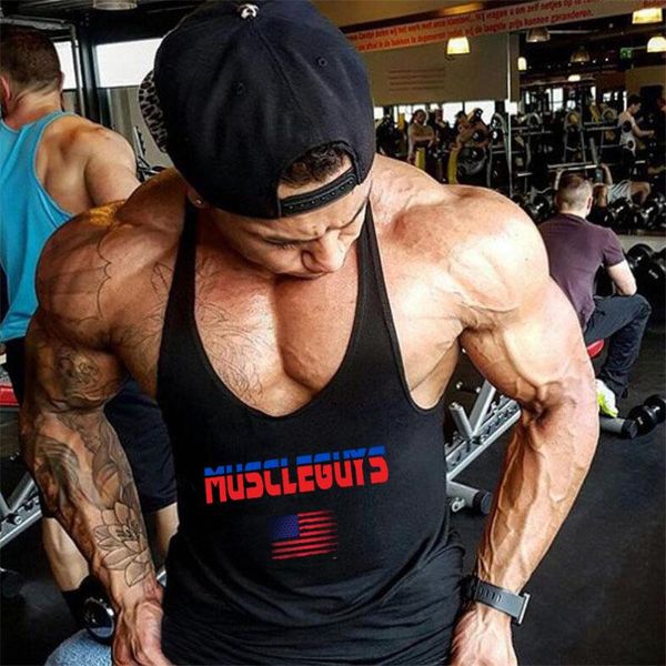 men' tank fitness men bodybuilding stringer shirt gym clothing workout vests cotton singlets muscle, White;black
men' tank fitness men bodybuilding stringer shirt gym clothing workout vests cotton singlets muscle, White;black