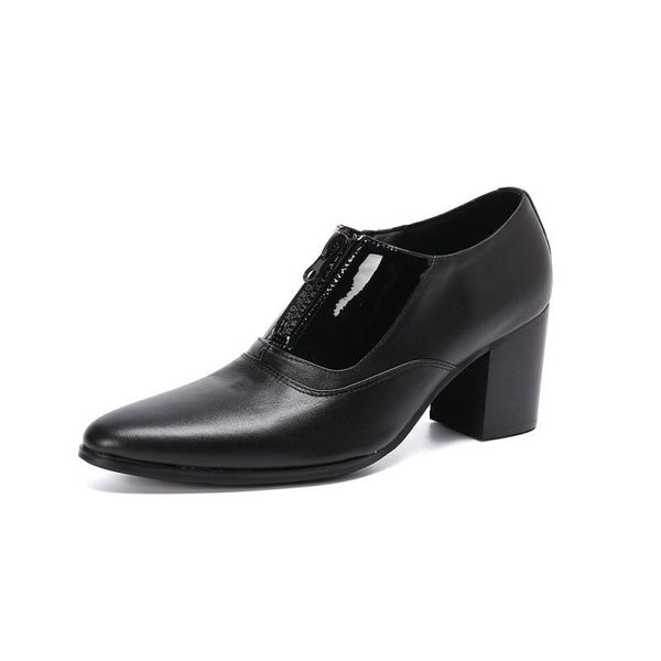 dress shoes genuine leather men high heels wedding british trendy mens casual business party pointed toe 37-46, Black
dress shoes genuine leather men high heels wedding british trendy mens casual business party pointed toe 37-46, Black