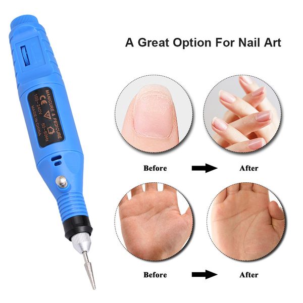 electric nail drill polish kit professional manicure machine nail drill pen pedicure tool 6 drill bits
electric nail drill polish kit professional manicure machine nail drill pen pedicure tool 6 drill bits