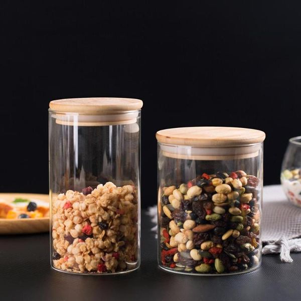 storage bottles & jars 250/450/650/750/1300ml glass containers food preserve tank with bamboo lid dried fruit box
storage bottles & jars 250/450/650/750/1300ml glass containers food preserve tank with bamboo lid dried fruit box