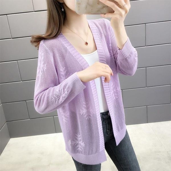 women's knits & tees women knitted spring cardigan casual long sleeve open stitch female thin knitwear ladies loose purple plus size pu, White
women's knits & tees women knitted spring cardigan casual long sleeve open stitch female thin knitwear ladies loose purple plus size pu, White