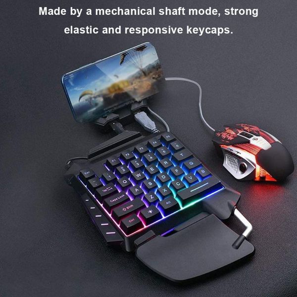 keyboard mouse combos one-handed mechanical gaming rgb backlit portable mini keypad game controller for pc ps4 gamer
keyboard mouse combos one-handed mechanical gaming rgb backlit portable mini keypad game controller for pc ps4 gamer
