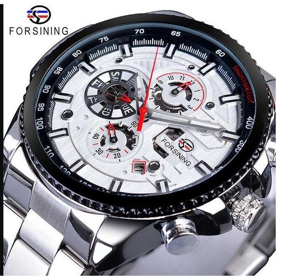 sell forsining fashion man watches mens mechanical automatic watch stainless steel wrist watch for man for04-3, Slivery;brown
sell forsining fashion man watches mens mechanical automatic watch stainless steel wrist watch for man for04-3, Slivery;brown