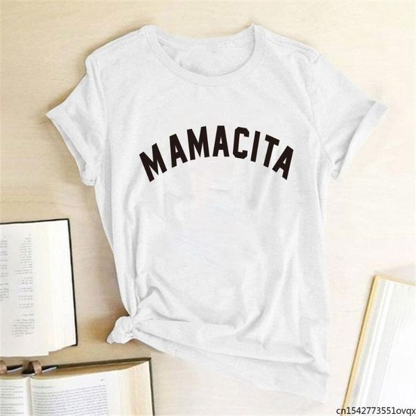 women's t-shirt amacita letter printed summer funny mama life tee shirts femla gift for mom spanish women, White
women's t-shirt amacita letter printed summer funny mama life tee shirts femla gift for mom spanish women, White