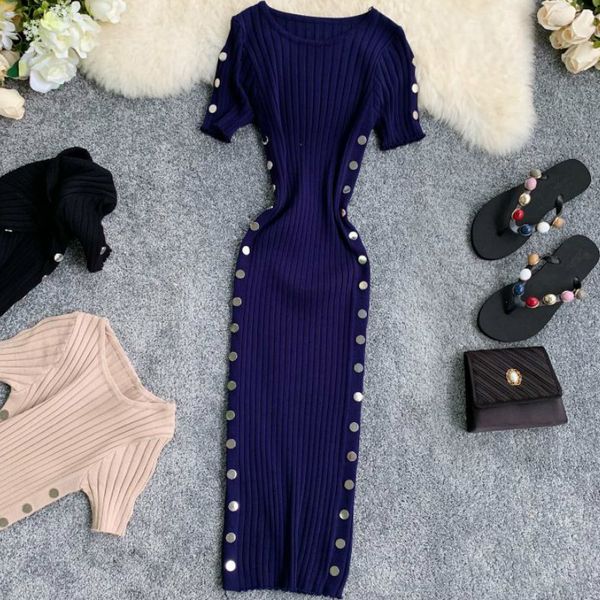 2021 new spring autumn short sleeve bodycon knitted women stripe solid color vestidos stretch slim sweater es pp032 jd3z, Black;gray
2021 new spring autumn short sleeve bodycon knitted women stripe solid color vestidos stretch slim sweater es pp032 jd3z, Black;gray
