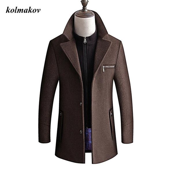 men's wool & blends arrival winter style men boutique woolen coat fashion casual solid detachable liner jacket m-4xl, Black
men's wool & blends arrival winter style men boutique woolen coat fashion casual solid detachable liner jacket m-4xl, Black