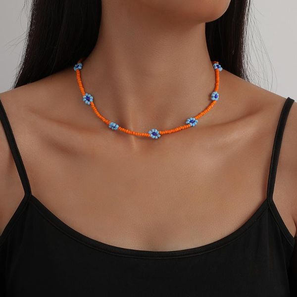chokers korean sweet colorful little daisy acrylic flowers boho beaded clavicle necklaces for women girls jewelry, Golden;silver
chokers korean sweet colorful little daisy acrylic flowers boho beaded clavicle necklaces for women girls jewelry, Golden;silver