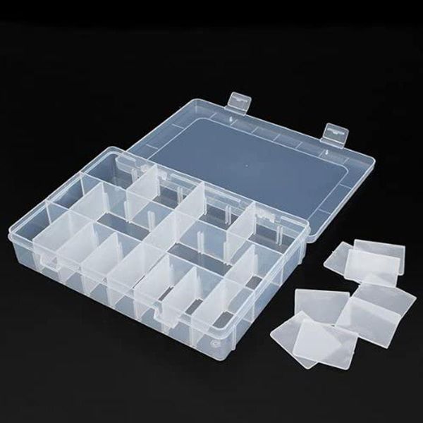 24 plastic storage jewelry box compartment adjustable container beads earring box jewelry rectangle case makeup organizer
24 plastic storage jewelry box compartment adjustable container beads earring box jewelry rectangle case makeup organizer