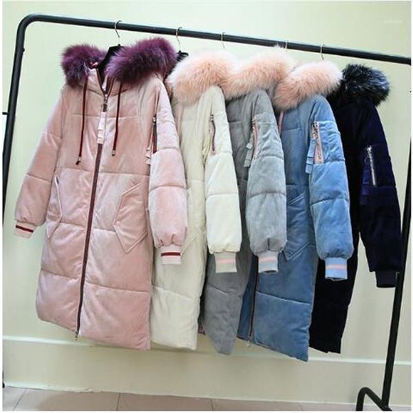 winter women jacket medium long hooded parkas thickness large raccoon fur collar duck down coat female snow outerwear1, Black
winter women jacket medium long hooded parkas thickness large raccoon fur collar duck down coat female snow outerwear1, Black