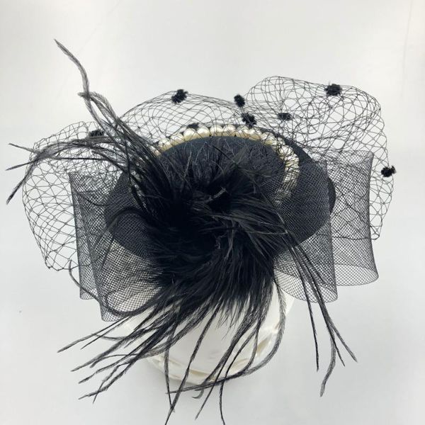 beanie/skull caps pearl retro screen ostrich hat celebrity party show headdress formal, Blue;gray
beanie/skull caps pearl retro screen ostrich hat celebrity party show headdress formal, Blue;gray
