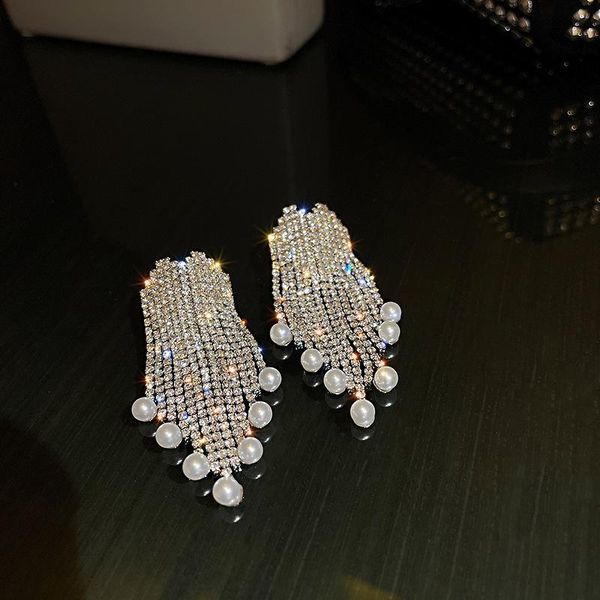 dangle & chandelier 2021 fashion shiny crystal tassel senior earrings contracted temperament fine pearl sweet women fresh, Silver
dangle & chandelier 2021 fashion shiny crystal tassel senior earrings contracted temperament fine pearl sweet women fresh, Silver