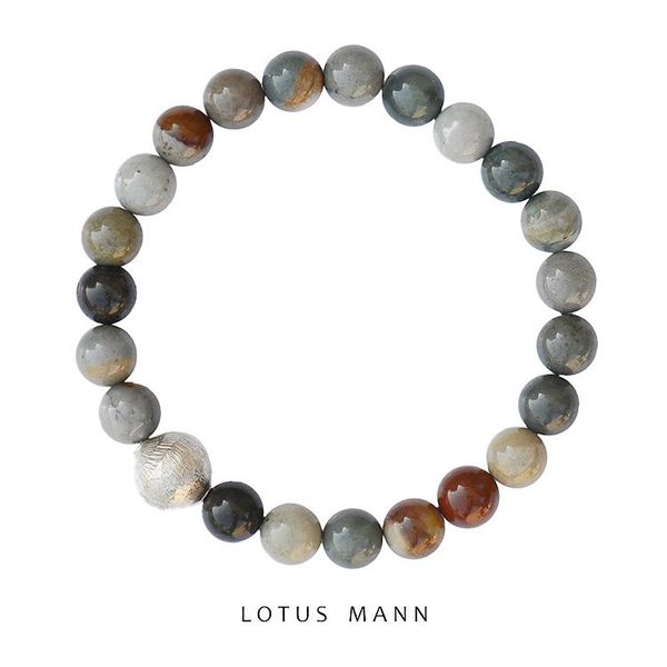charm bracelets lotus mann khaki natural agate and 925 brushed silver bead bracelet for men women, Golden;silver
charm bracelets lotus mann khaki natural agate and 925 brushed silver bead bracelet for men women, Golden;silver