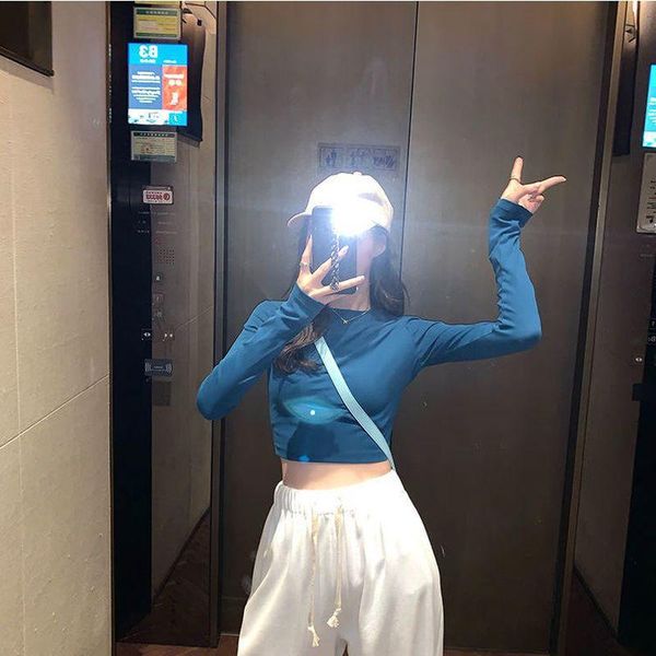 yoga outfit 2021 sports long-sleeved t-shirt bottoming shirt women short loose casual fitness
yoga outfit 2021 sports long-sleeved t-shirt bottoming shirt women short loose casual fitness