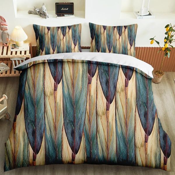 bedding sets simplicity leaves set duvet cover pillowcases silky soft king bed quilt 2/3pcs home textile
bedding sets simplicity leaves set duvet cover pillowcases silky soft king bed quilt 2/3pcs home textile