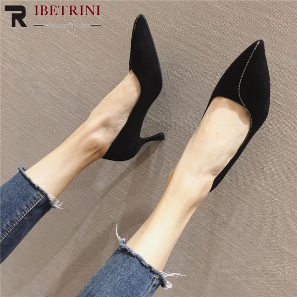 dress shoes ribetrini elegant female pointed toe shallow sewing slip on woman spring pumps women thin heel black
dress shoes ribetrini elegant female pointed toe shallow sewing slip on woman spring pumps women thin heel black