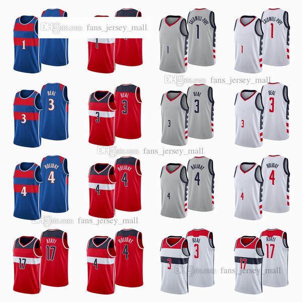 printed city basketball jerseys bradley 3 beal kentavious 1 caldwell-pope aaron 4 holiday joel 17 ayayi jersey color white blue red, Black;red
printed city basketball jerseys bradley 3 beal kentavious 1 caldwell-pope aaron 4 holiday joel 17 ayayi jersey color white blue red, Black;red