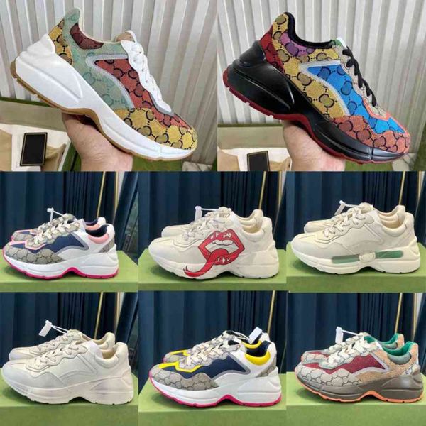 designer rhyton shoes beige men trainers vintage luxury chaussures ladies shoe fashion sneakers wave mouth sneaker with box yemianbu, Black
designer rhyton shoes beige men trainers vintage luxury chaussures ladies shoe fashion sneakers wave mouth sneaker with box yemianbu, Black
